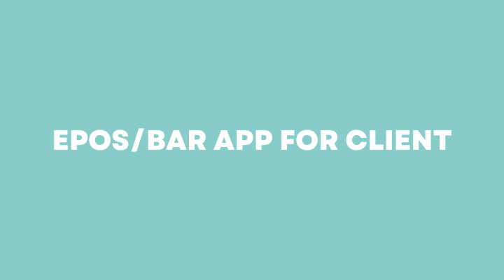 EPOS / Bar App